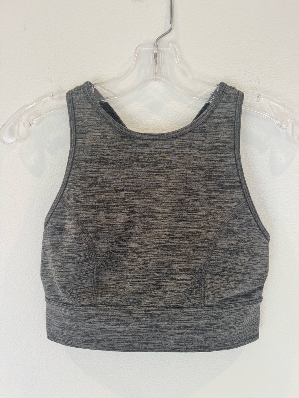 JoyLab Heather Gray High-Neck Sports Bra- Size Small, Like New